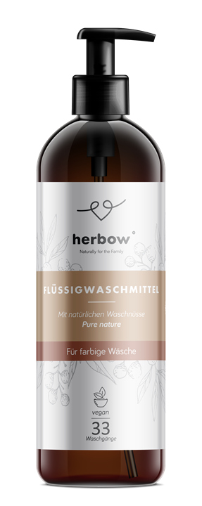 Herbow<br>detergent lichid de rufe<br>Natur - 1000ml