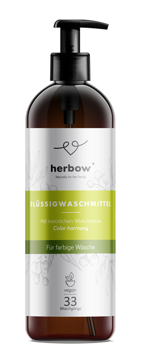 Herbow<br>detergent lichid de rufe<br>Ceai verde - 1000ml